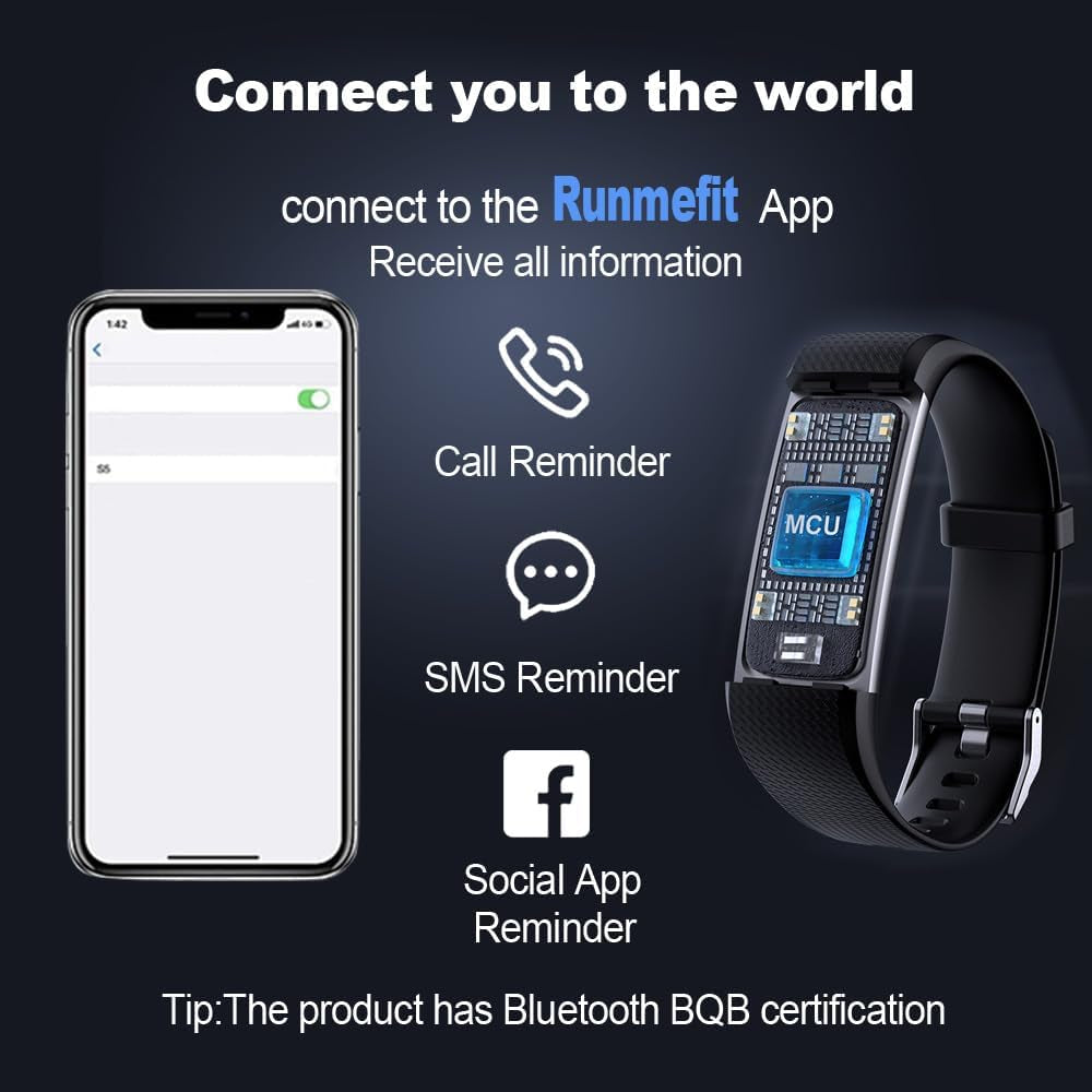 Fitness Tracker with Heart Rate Sleep Monitor Step Counter, Activity Tracker IP68 Smart Watch Health Tracker Pedometer for Man Women