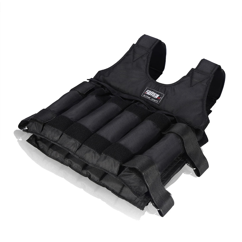 1-20Kg Women Men Fitness Sports Weighted Vest Adjustable Workout Exercise Training Weight Bearing Clothes