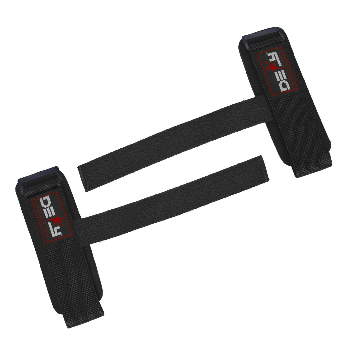 DEFY SPORTS™ Weight Lifting Gym Power Straps Grip Gloves Training Wrist Support