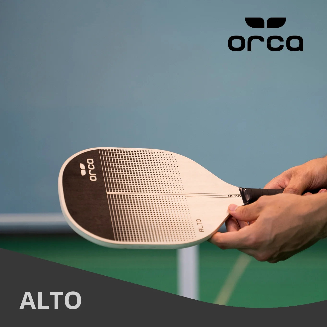 Alto Pickleball Paddle Set with Leather Handle, Black, 4 Count by