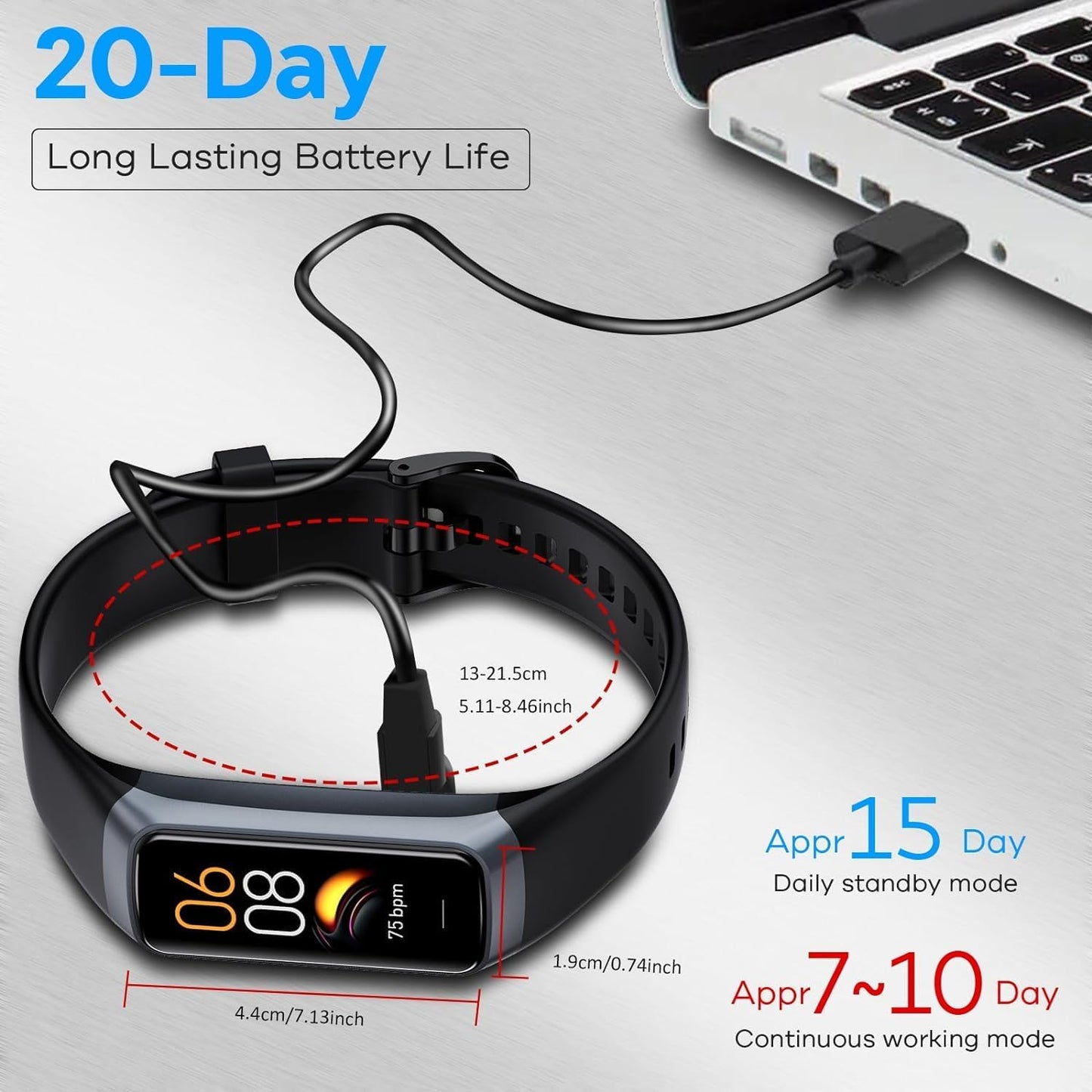Fitness Tracker,2025 Smart Watch with Blood Pressure Heart Rate & Sleep Monitor IP67 Waterproof Step Calorie Counter Pedometer Fitness Activity Watch for Men Women Android Ios Phone (Black)