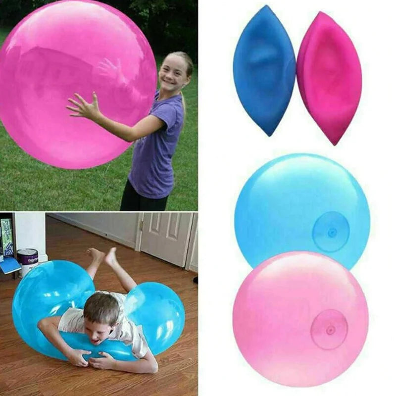 Kids Children Outdoor Soft Air Water Filled Bubble Ball Blow up Balloon Toy Fun Party Game Summer Gift Inflatable Gift
