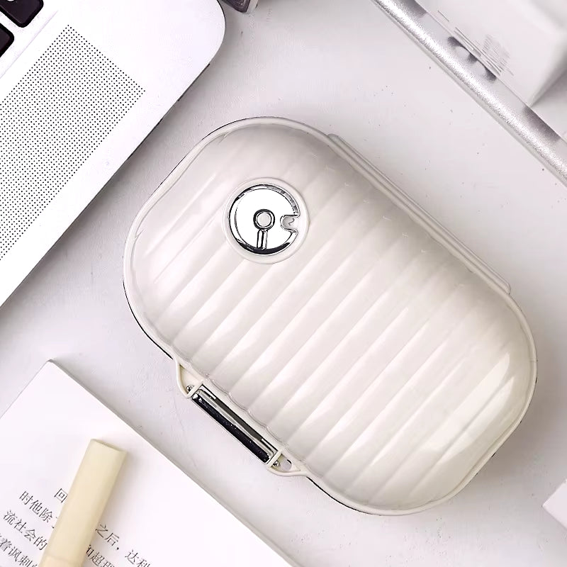 Portable Travel for Seven Days Multiple Compartments Sealed Pill and Tablet Storage Box
