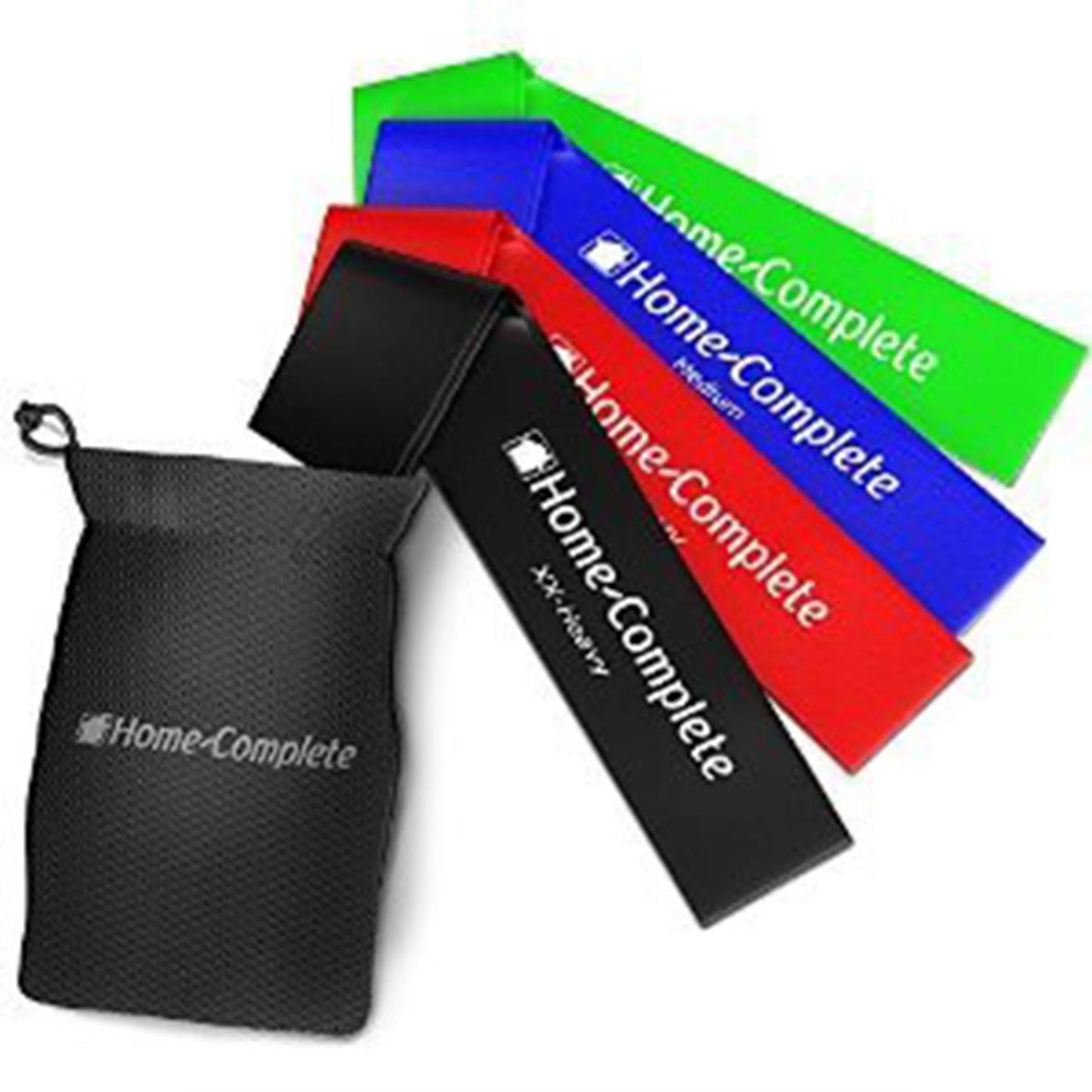 Resistance Bands Exercise Loops- Set of 4 Resistant Workout Bands for Fitness Muscle Tonin