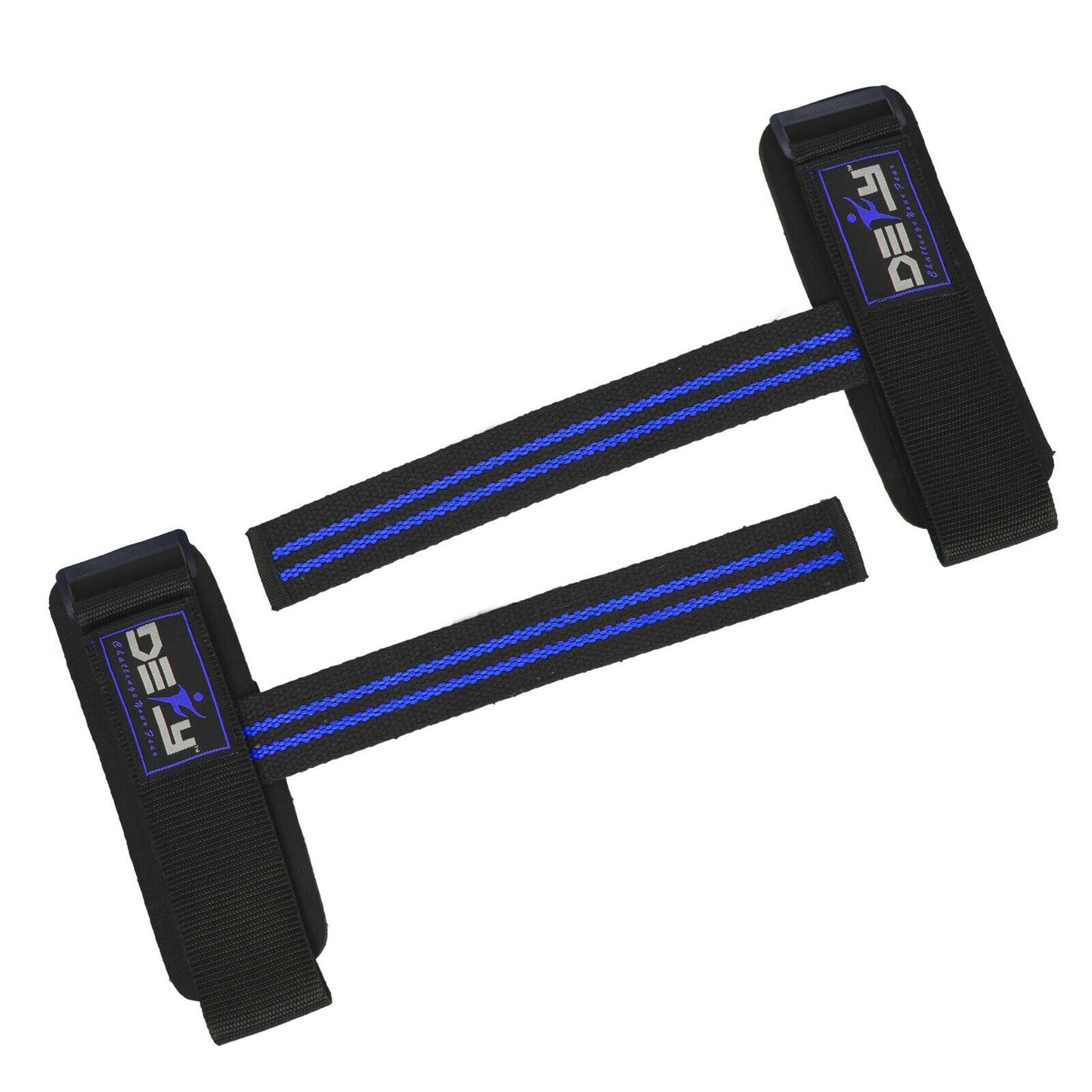 DEFY SPORTS™ Weight Lifting Gym Power Straps Grip Gloves Training Wrist Support