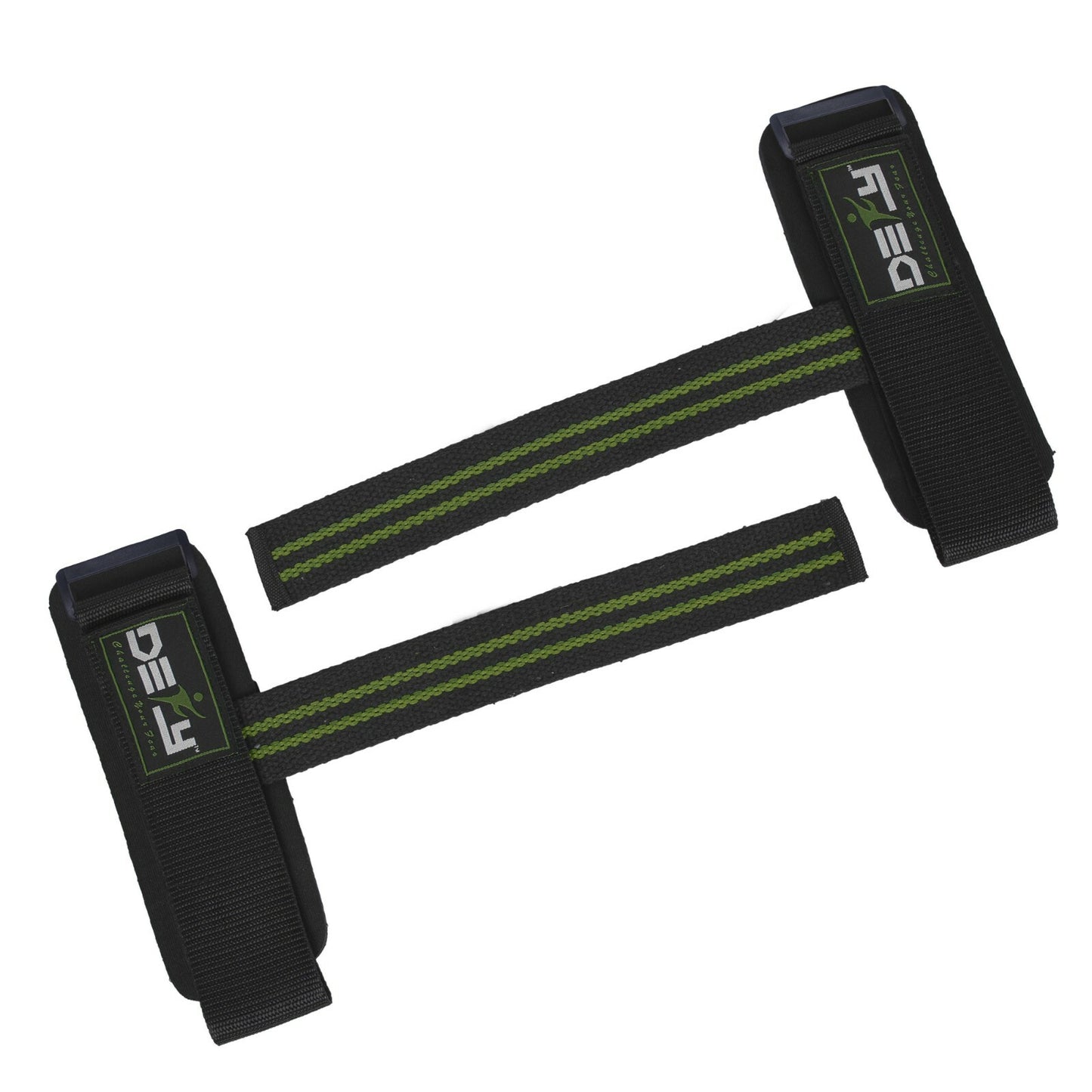 DEFY SPORTS™ Weight Lifting Gym Power Straps Grip Gloves Training Wrist Support