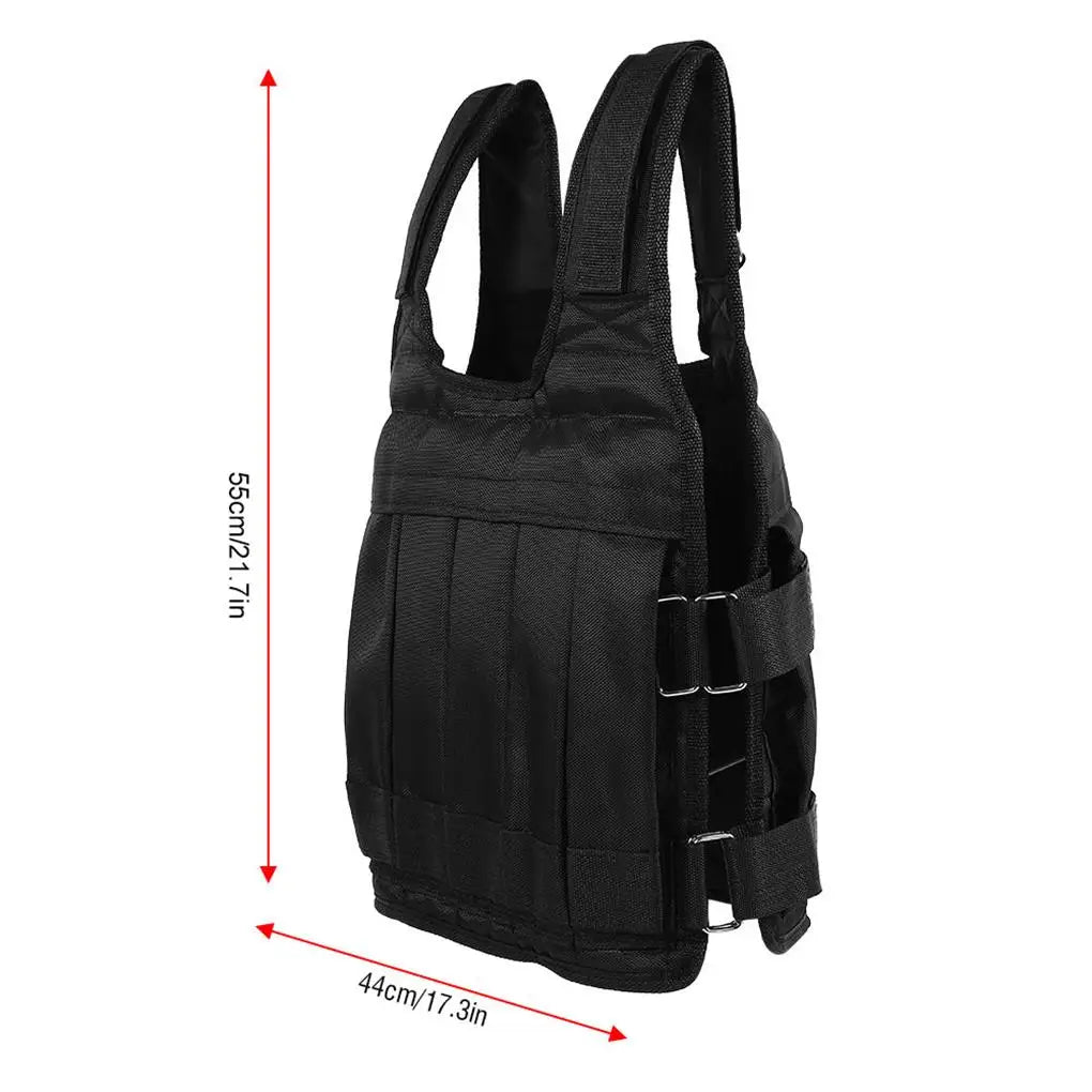 1-20Kg Women Men Fitness Sports Weighted Vest Adjustable Workout Exercise Training Weight Bearing Clothes