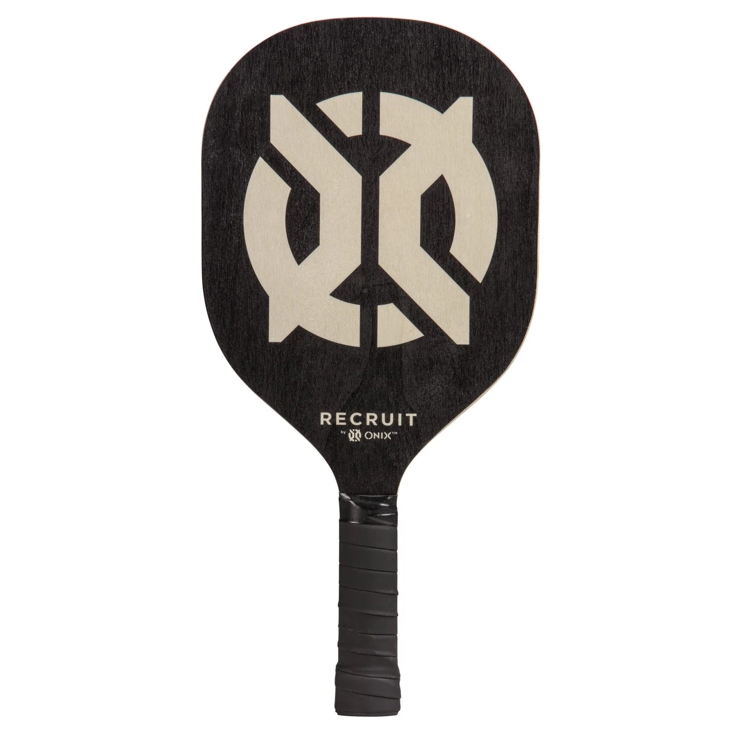 Recruit by Wood Pickleball Starter Set for All Ages and Levels to Learn to Play, Black