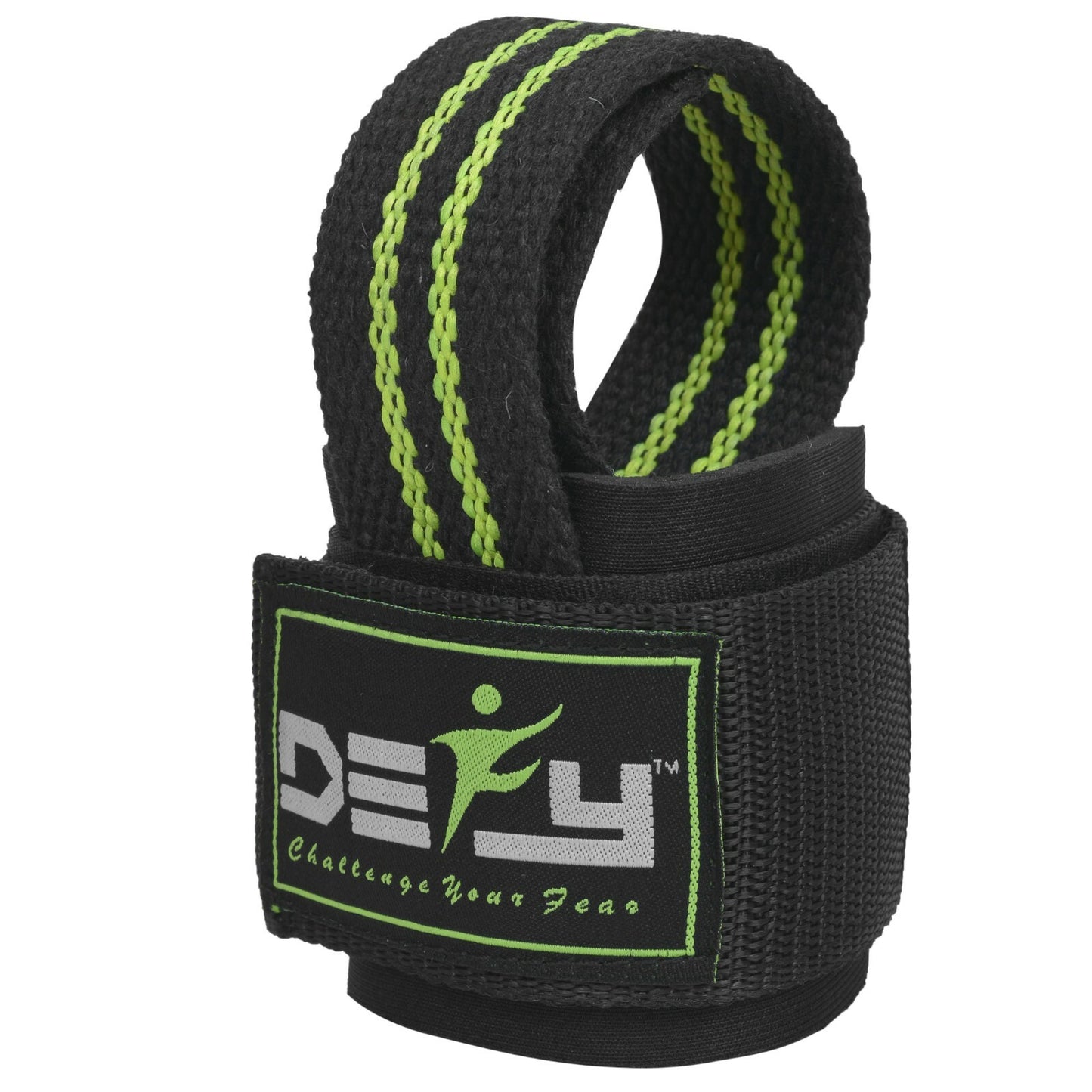 DEFY SPORTS™ Weight Lifting Gym Power Straps Grip Gloves Training Wrist Support