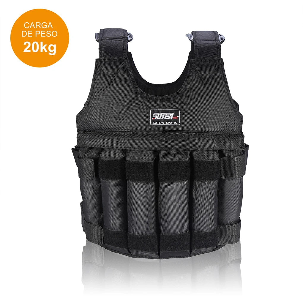1-20Kg Women Men Fitness Sports Weighted Vest Adjustable Workout Exercise Training Weight Bearing Clothes