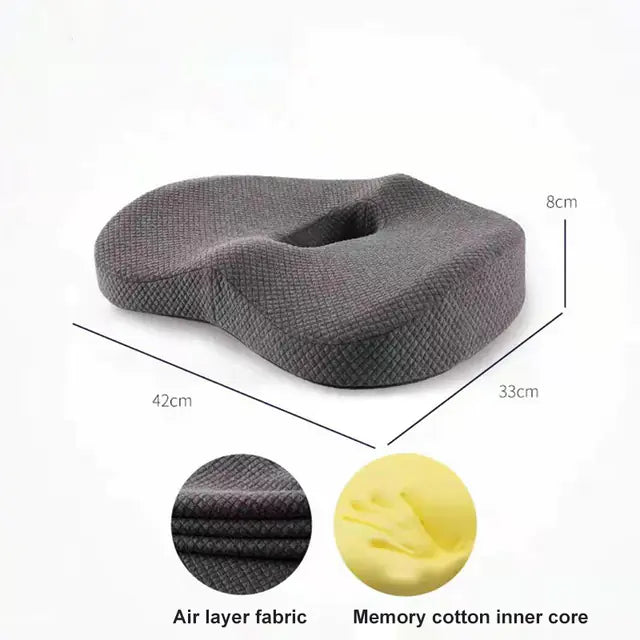 Memory Foam Orthopedic Pillow for Hemorrhoid Relief