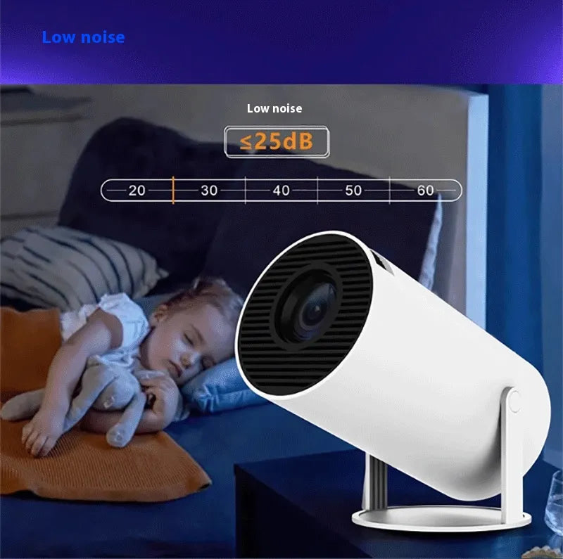 Portable 180° Home Projector