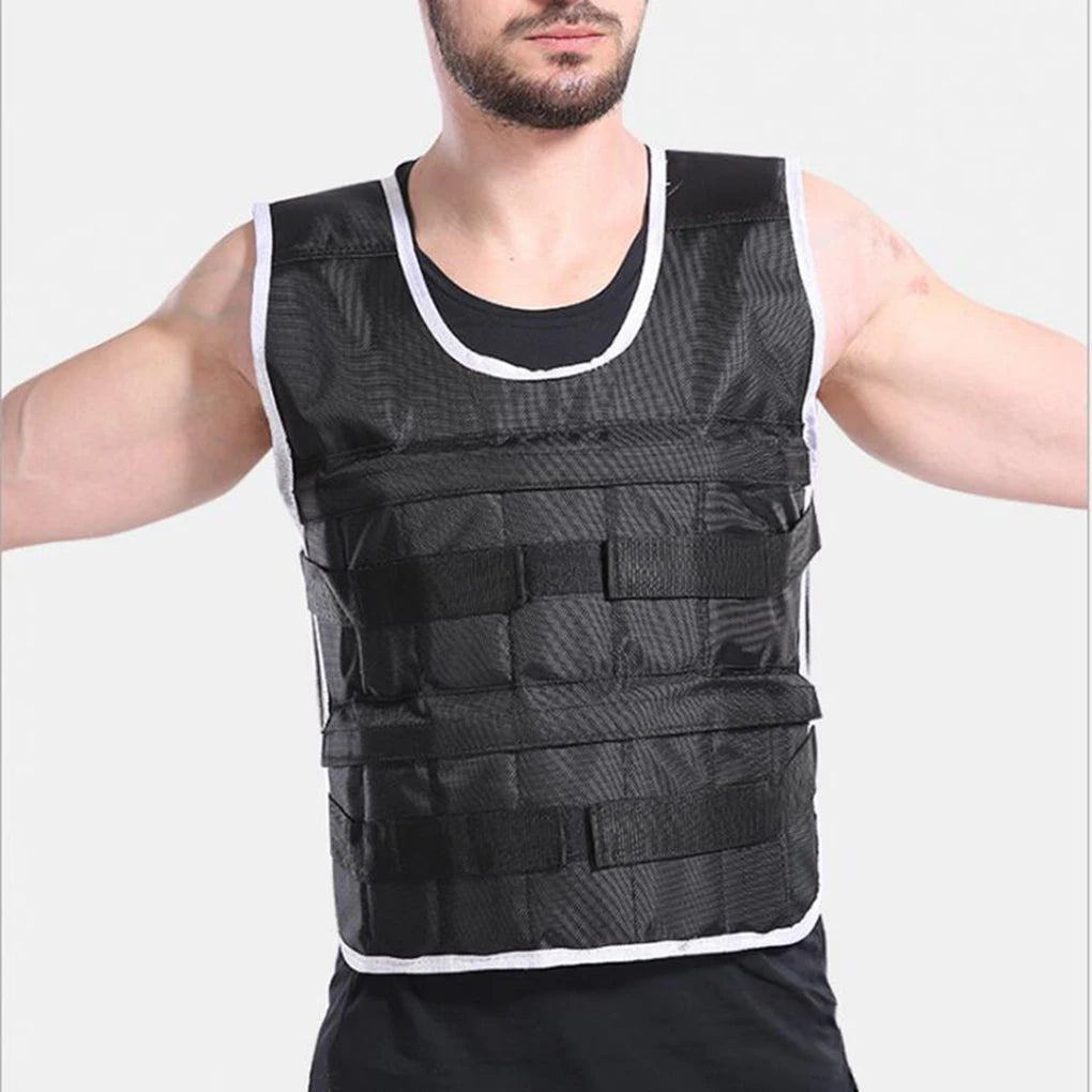 1-20Kg Women Men Fitness Sports Weighted Vest Adjustable Workout Exercise Training Weight Bearing Clothes