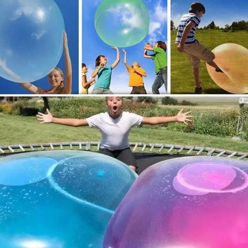 Kids Children Outdoor Soft Air Water Filled Bubble Ball Blow up Balloon Toy Fun Party Game Summer Gift Inflatable Gift
