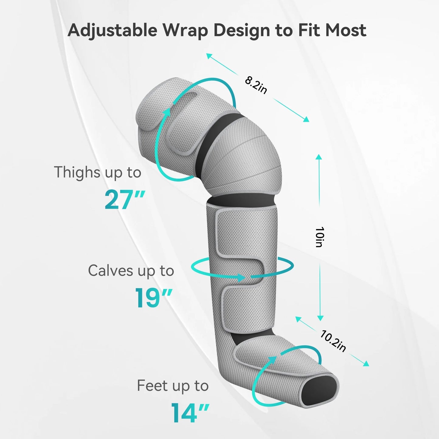Leg Massager with Air Compression, Calf Foot Massager for Circulation & Pain Relief, Gifts