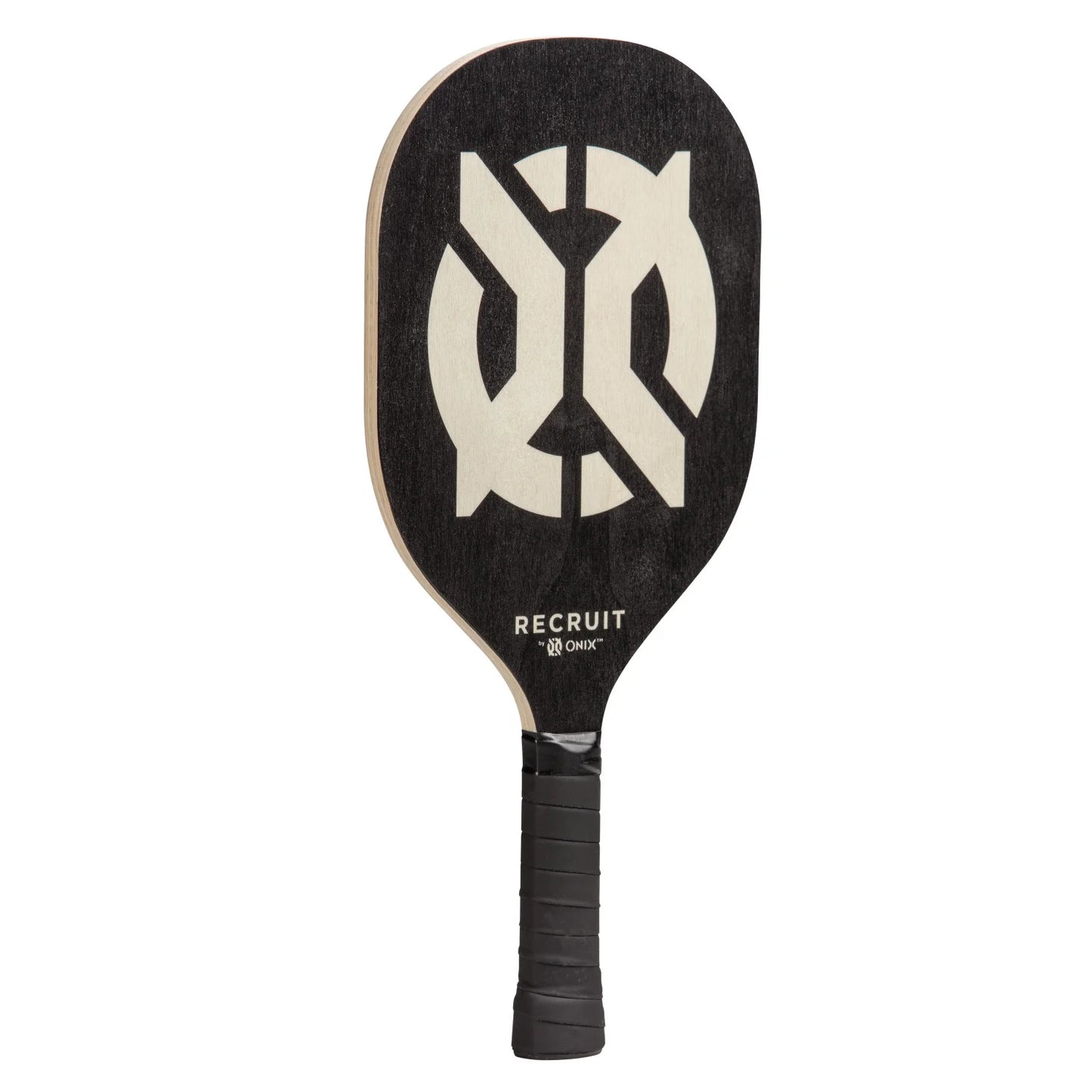 Recruit by Wood Pickleball Starter Set for All Ages and Levels to Learn to Play, Black