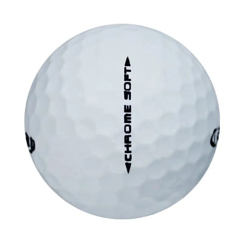 (2 Pack) Chrome Soft White Refinished Golf Balls 12 Pack by – Premium Performance Golf Balls