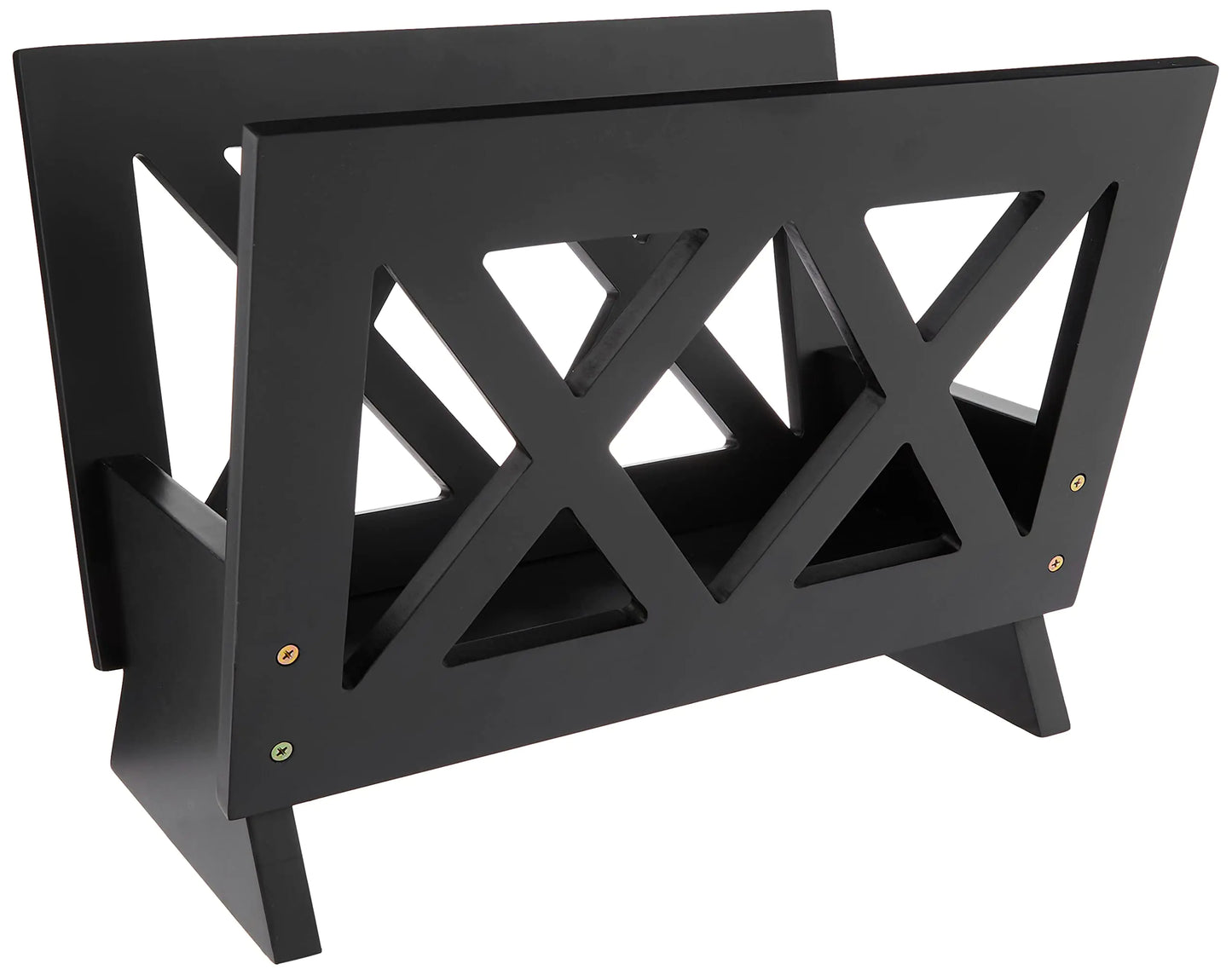 Frenchi Home Furnishing Contemporary Magazine Rack Black
