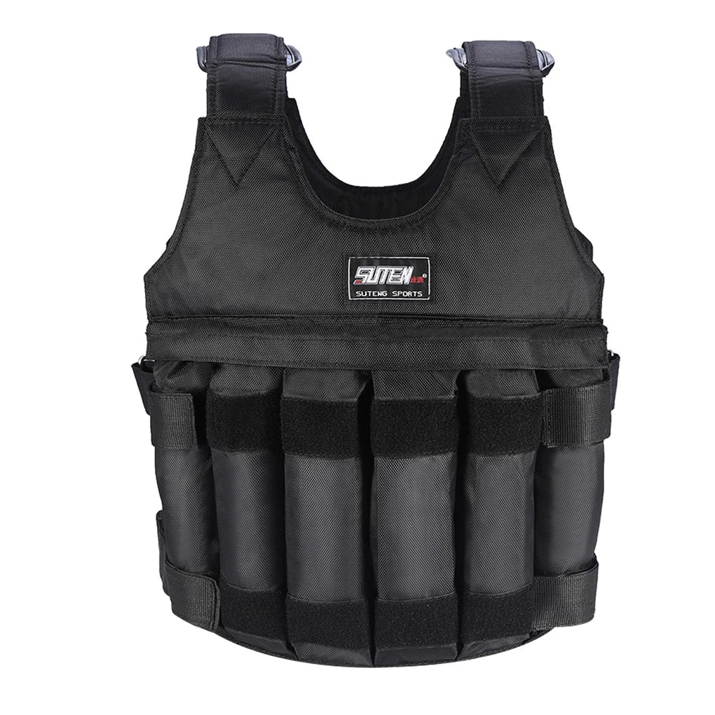 1-20Kg Women Men Fitness Sports Weighted Vest Adjustable Workout Exercise Training Weight Bearing Clothes