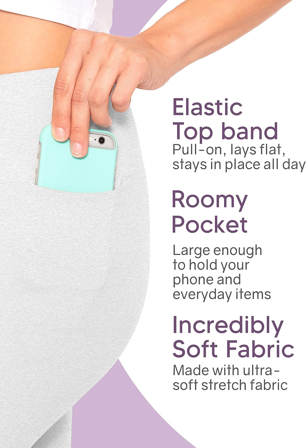 Women and plus Size High Waist Biker Shorts, Full, and Knee Length Leggings with Pocket