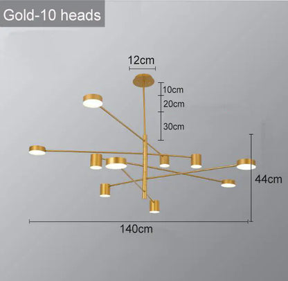 Modern Nordic LED Chandeliers for Home and Restaurant