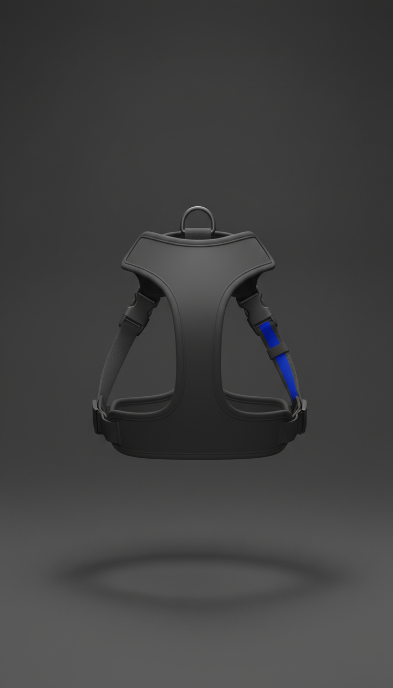 Minimalist Adjustable Charcoal Harness