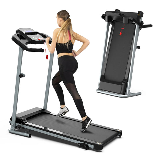 Electric , 2.5HP Foldable Exercise Walking Machince Walking Pad for Apartment Home/Office, Easy to Fold Assembly, MP3,LCD Display
