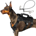 Tactical Dog Vest Harness Black M for Training and Walking
