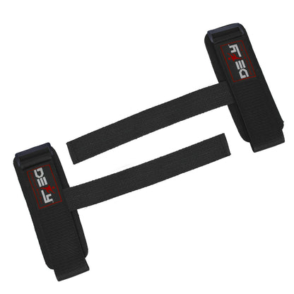 DEFY SPORTS™ Weight Lifting Gym Power Straps Grip Gloves Training Wrist Support
