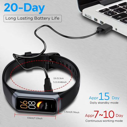 Fitness Tracker,2025 Smart Watch with Blood Pressure Heart Rate & Sleep Monitor IP67 Waterproof Step Calorie Counter Pedometer Fitness Activity Watch for Men Women Android Ios Phone (Black)
