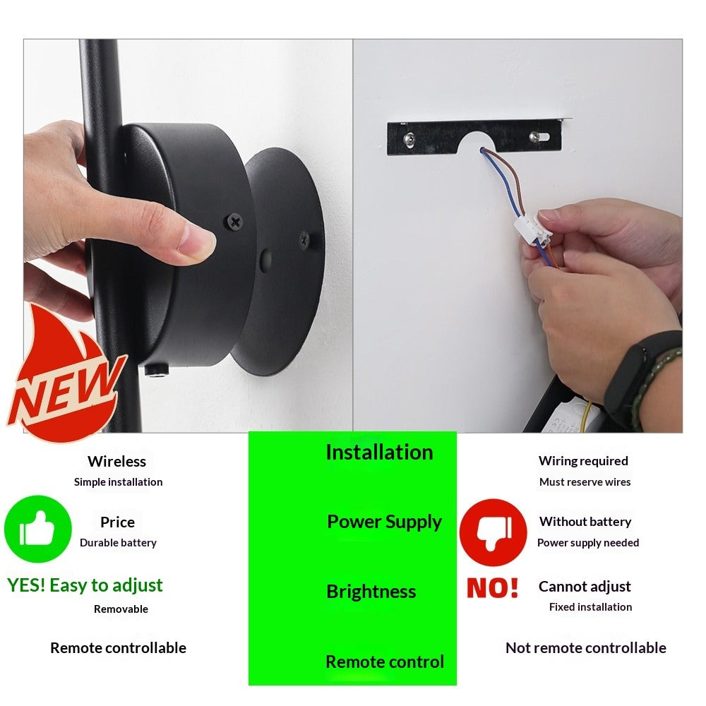 Magnetic Charge LED Wall Light