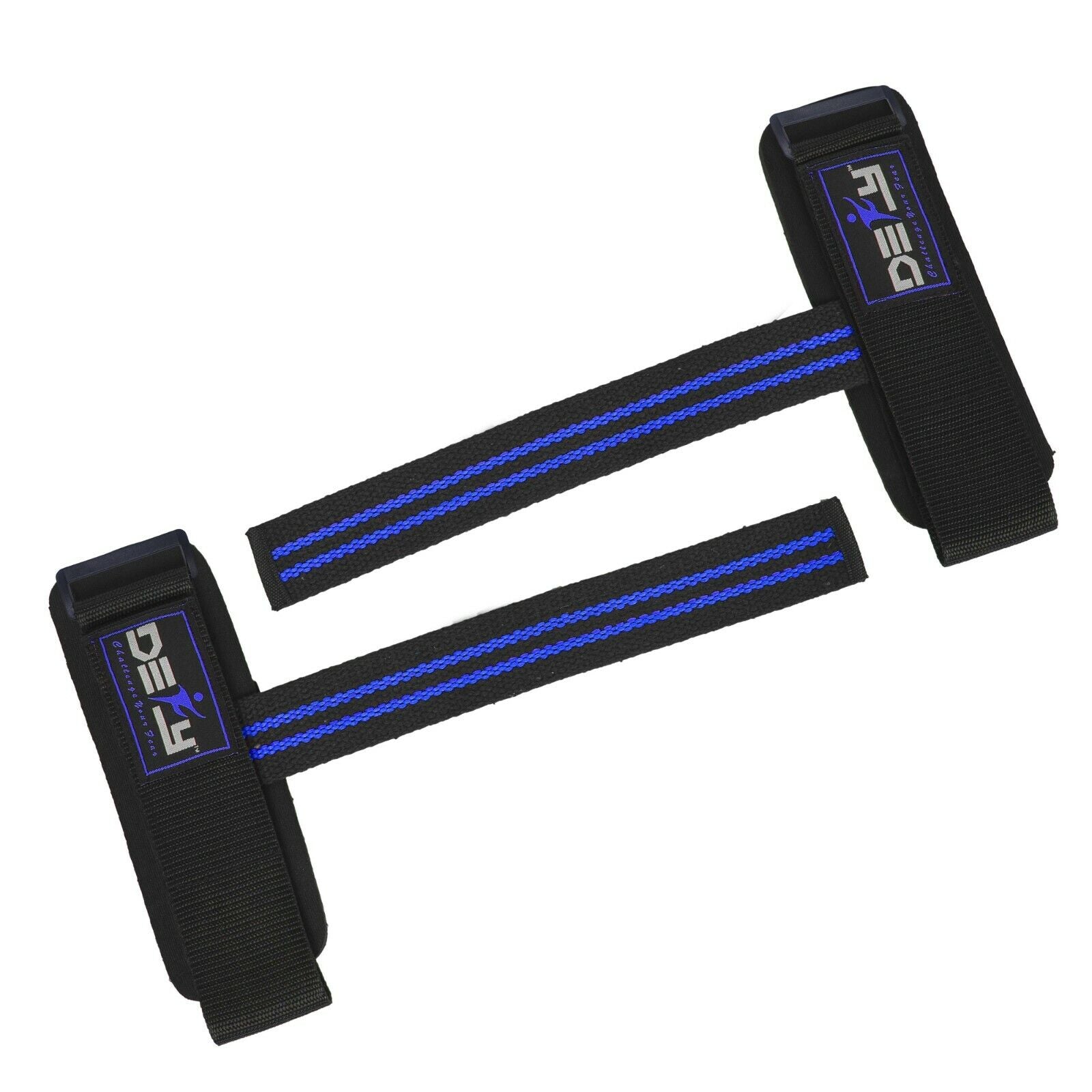DEFY SPORTS™ Weight Lifting Gym Power Straps Grip Gloves Training Wrist Support