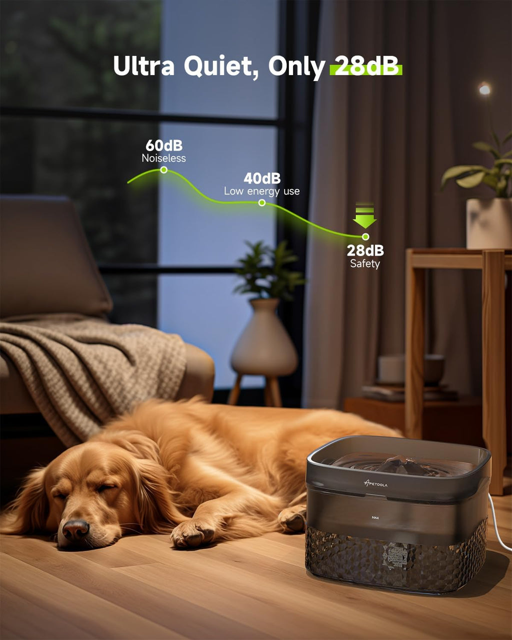 HydraPup Large Capacity Pet Fountain