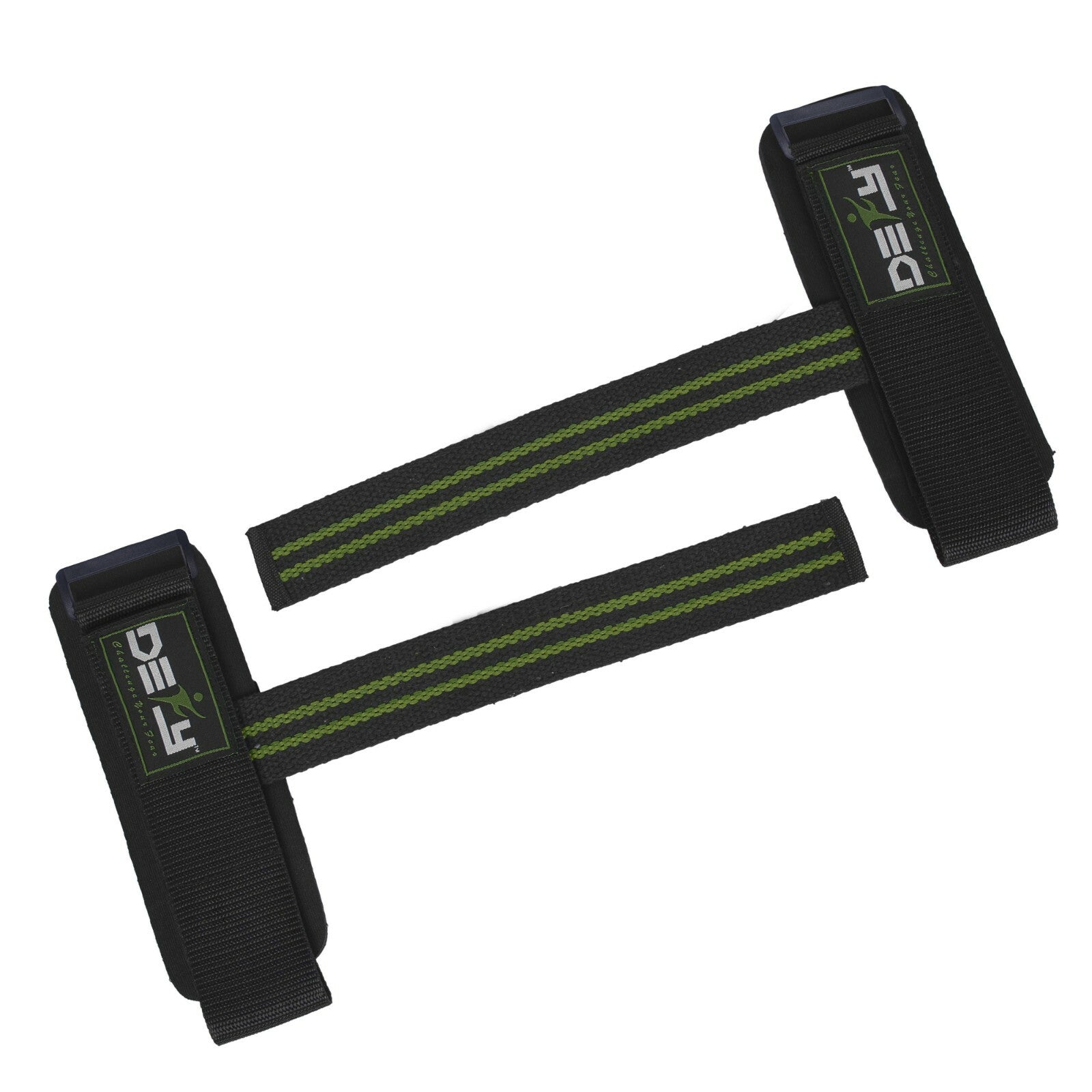 DEFY SPORTS™ Weight Lifting Gym Power Straps Grip Gloves Training Wrist Support