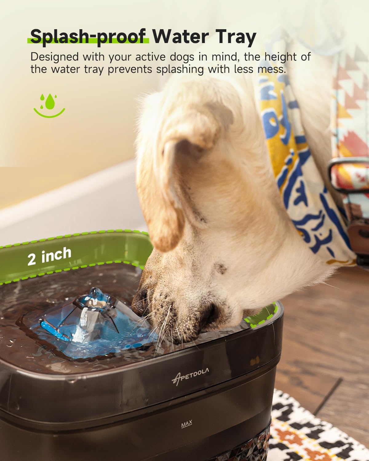 HydraPup Large Capacity Pet Fountain