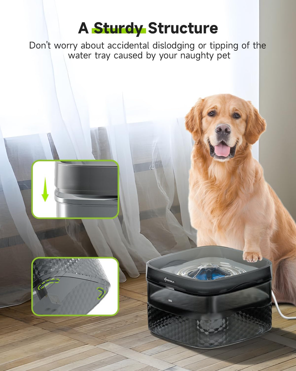 HydraPup Large Capacity Pet Fountain