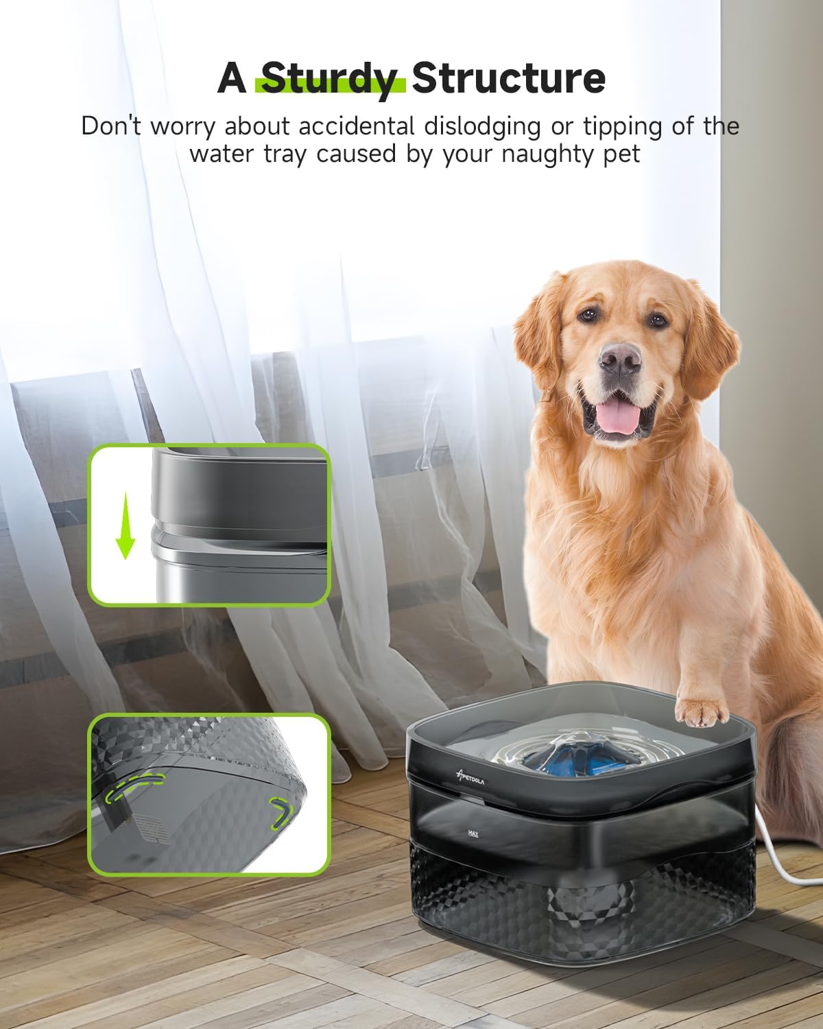 HydraPup Large Capacity Pet Fountain
