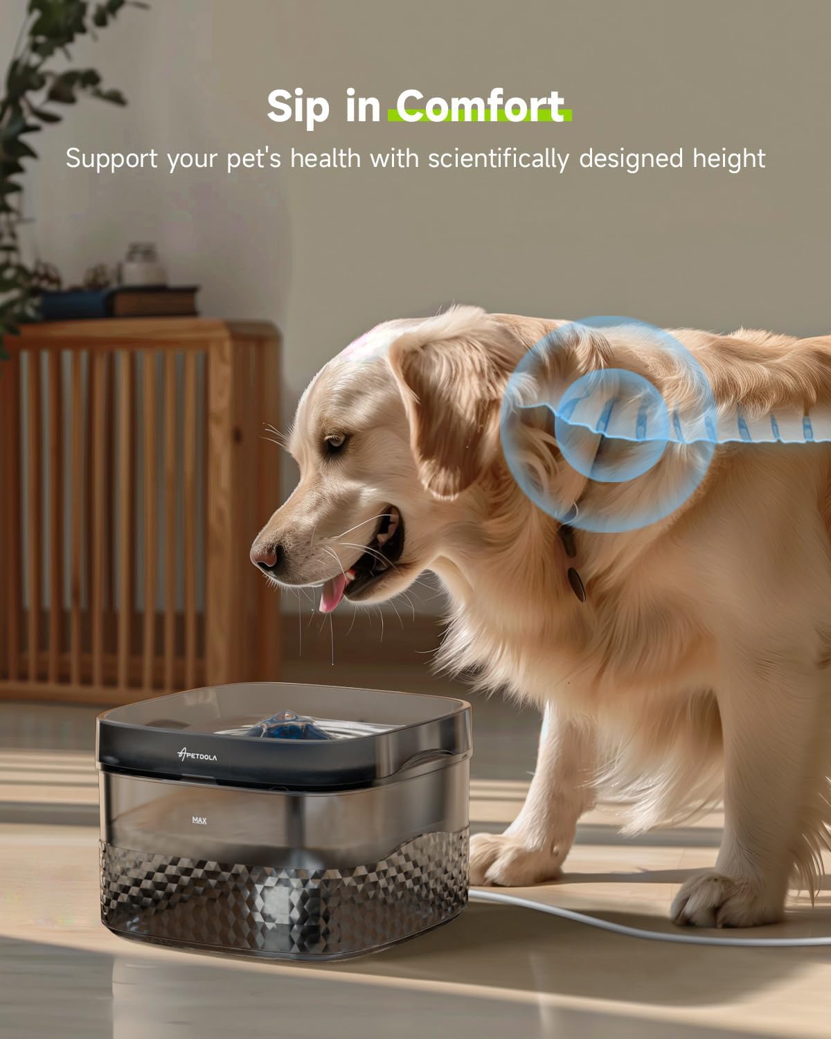 HydraPup Large Capacity Pet Fountain