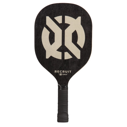 Recruit by  Wood Pickleball Starter Set for All Ages and Levels to Learn to Play, Black