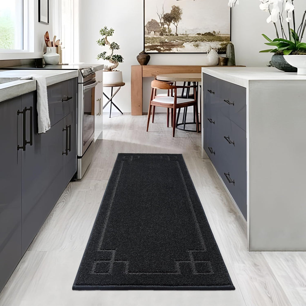 2-Piece Washable Kitchen Rug Set Non-Slip Absorbent Runner Mats