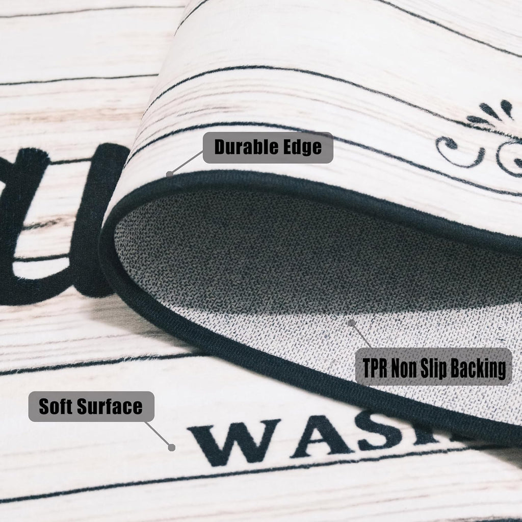 LivelyWash 24x72 Laundry Room Rug