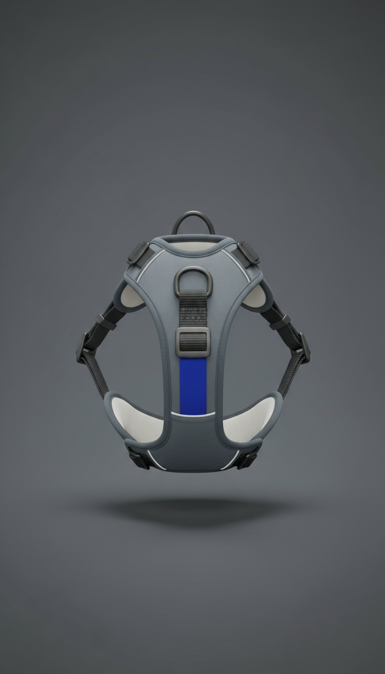 Slate Horizon No-Pull Dog Harness
