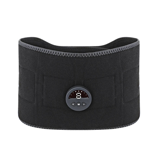 EMS Waist Abdominal Trainer Belt Muscle Stimulator Abs Muscle Toner Display Fat Burn Body Slimming Weight Loss Fitness Massage