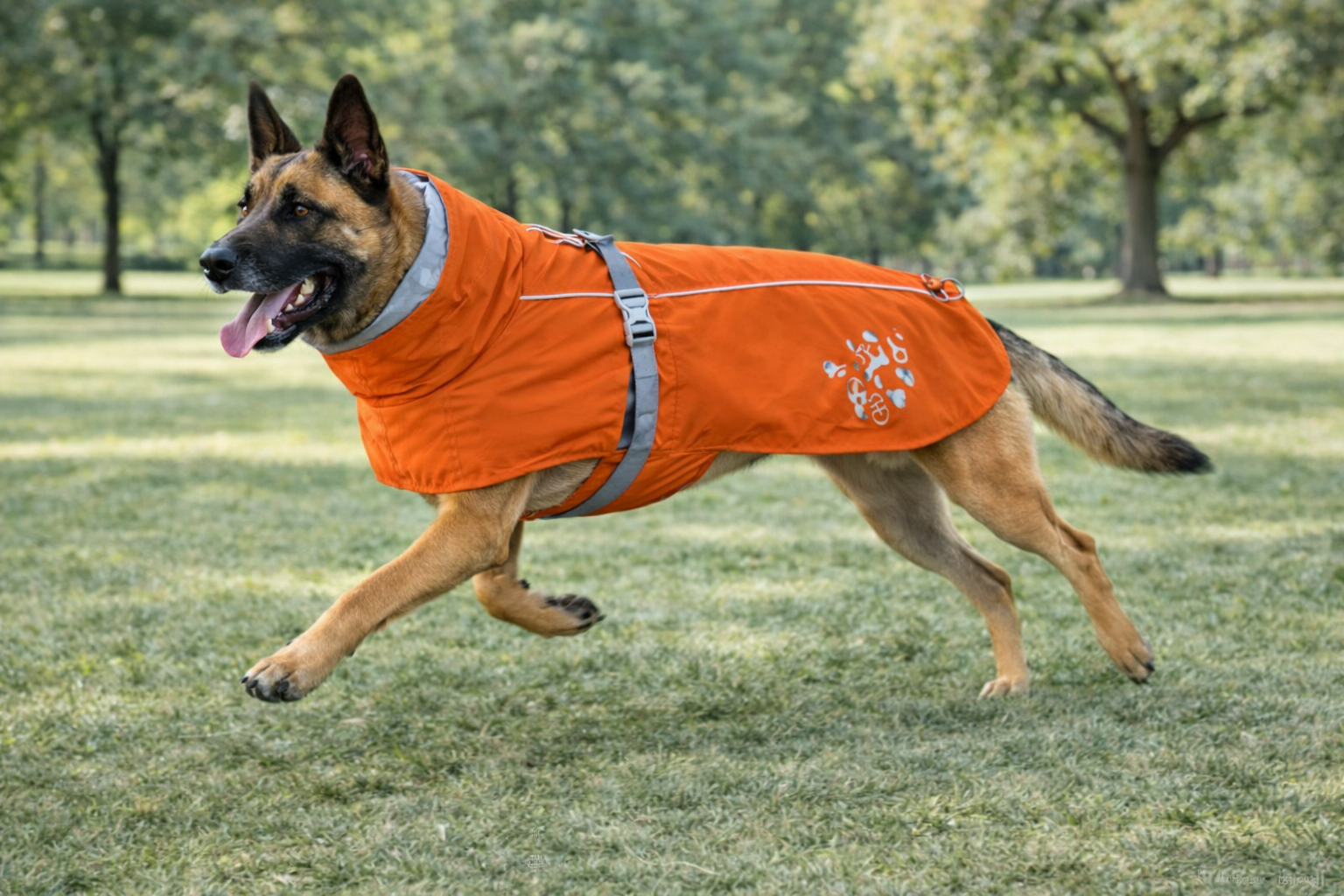 Hurtta Monsoon Buckthorn Raincoat 12 in