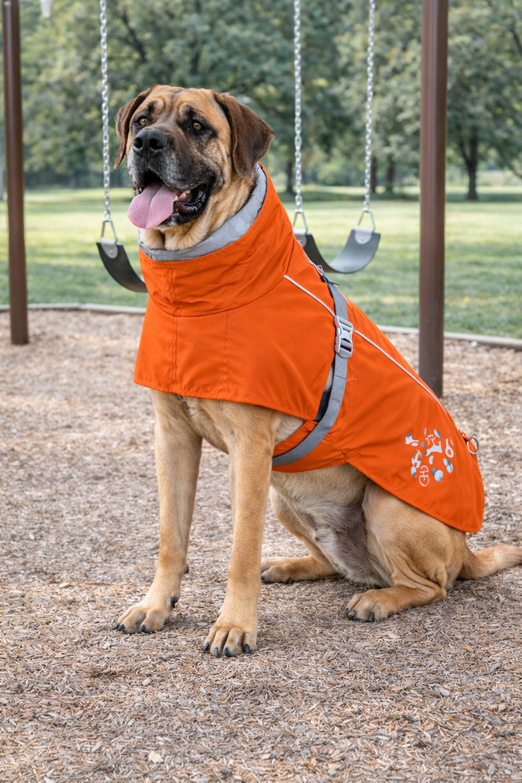 Hurtta Monsoon Buckthorn Raincoat