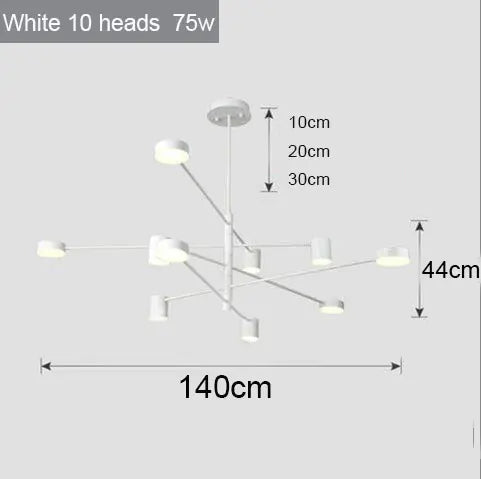 Modern Nordic LED Chandeliers for Home and Restaurant