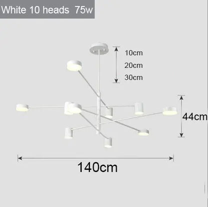Modern Nordic LED Chandeliers for Home and Restaurant