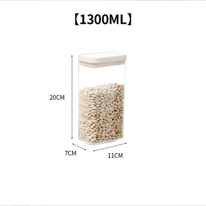 Plastic Storage Jar for Grains and Food Preservation