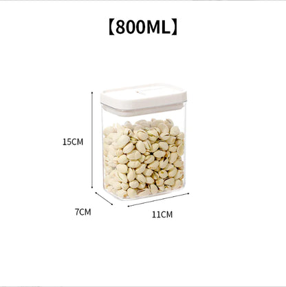 Plastic Storage Jar for Grains and Food Preservation