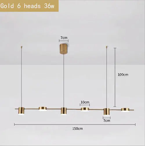 Modern Nordic LED Chandeliers for Home and Restaurant